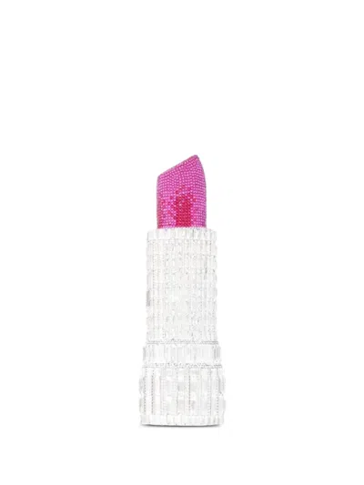 Judith Leiber Crystal-embellished Lipstick-shaped Clutch Bag In Multi