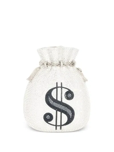 Judith Leiber Crystal-embellishment Clutch Bag In White