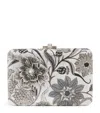 Judith Leiber Dancing Floral Slim Slide Clutch Bag In Multi