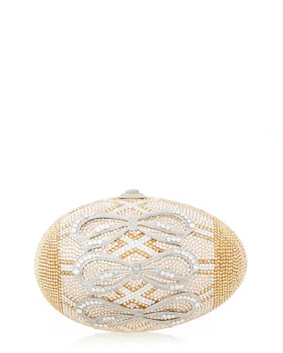 Judith Leiber Egg Corset Clutch In Purple