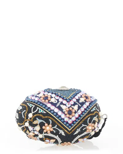 Judith Leiber Egg Tabriz Clutch In Brown