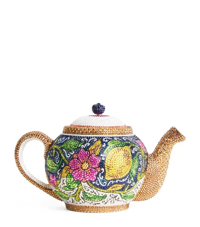 Judith Leiber Embellished Teapot Clutch Bag