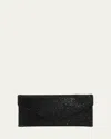 Judith Leiber Women's Envelope Crystal Clutch In Jet