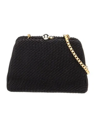 Pre-owned Judith Leiber Evening Bag In Black