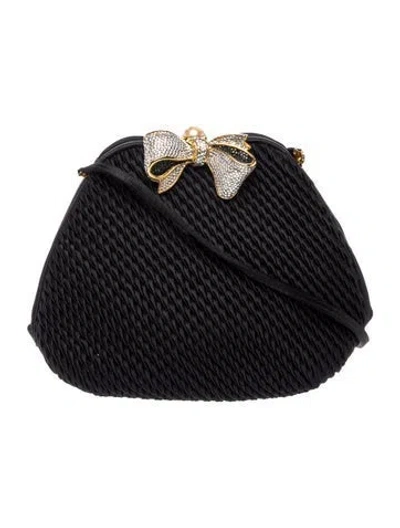 Pre-owned Judith Leiber Evening Bag In Black
