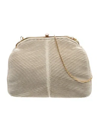 Pre-owned Judith Leiber Evening Bag In Neutral