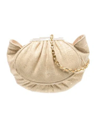 Pre-owned Judith Leiber Evening Bag In Neutrals