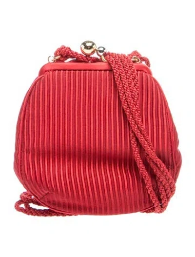 Pre-owned Judith Leiber Evening Bag In Red