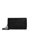 Judith Leiber Fizzoni Full-beaded Clutch Bag In Black