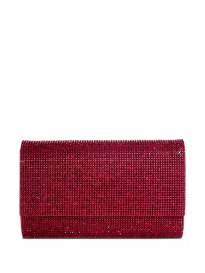 Judith Leiber Fizzoni Crystal-embellished Clutch Bag In Red