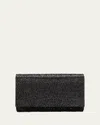 Judith Leiber Fizzy Crystal Flap Clutch Bag