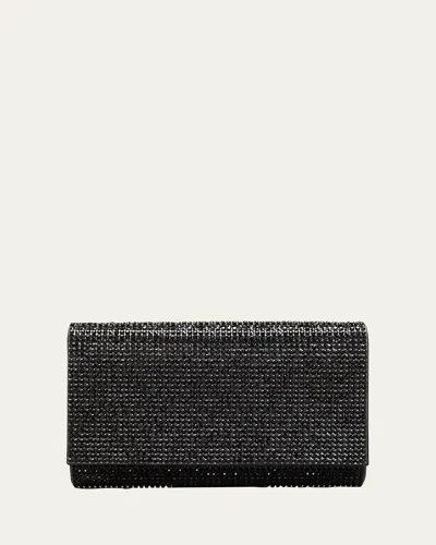 Judith Leiber Fizzy Crystal Flap Clutch Bag