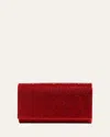 Judith Leiber Fizzy Crystal Flap Clutch Bag