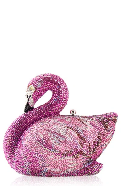 Judith Leiber Flamingo Clutch In Red