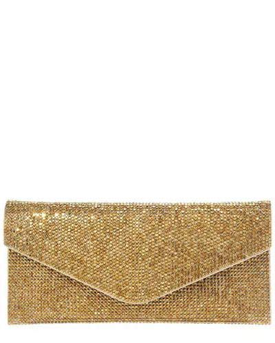 Judith Leiber Full Bead Clutch In Nude