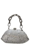 Judith Leiber Couture Gemma Crystal Embellished Dégradé Clutch In Ebonized Platinum
