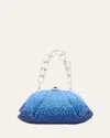 Judith Leiber Gemma Crystal Top-handle Bag In Blue