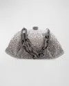 Judith Leiber Gemma Crystal Top-handle Bag In Ebonized Platinum