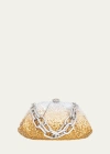 Judith Leiber Gemma Crystal Top-handle Bag In Silver Golden