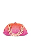 Judith Leiber Gradient Perry Crystal-embellished Clutch In Red