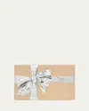 Judith Leiber Gift Box Clutch In Silver Prosecco