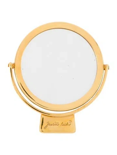 Pre-owned Judith Leiber Gold Mirror Bag Accessory