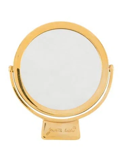 Pre-owned Judith Leiber Gold Mirror Bag Accessory