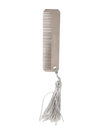 Pre-owned Judith Leiber Gold-tone Metal Comb
