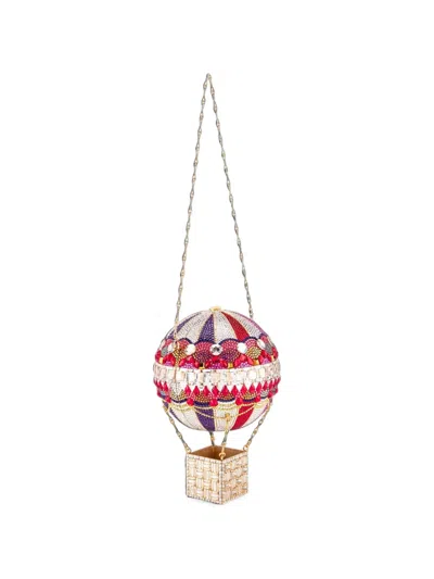 Judith Leiber Hot Air Balloon Savannah Crystal-embellished Mini Bag In Multi