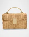 Judith Leiber Isla Basket Rattan Top-handle Bag In Cnatu
