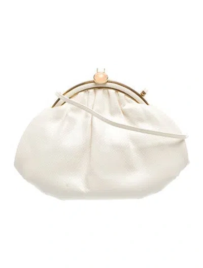 Pre-owned Judith Leiber Karung Evening Bag In Yellow