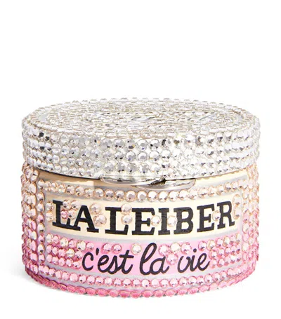 Judith Leiber La Leiber Jar Miniature Pillbox In Pink