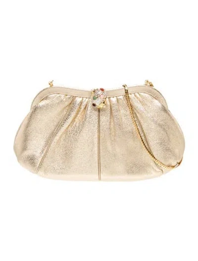 Pre-owned Judith Leiber Leather Evening Bag