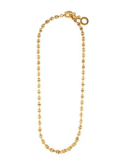 Pre-owned Judith Leiber Link Necklace In Multicolor