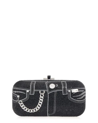 Judith Leiber Long Slide Clutch In Brown