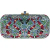 Judith Leiber Transformation Snake Long Slide Minaudiere In Champagne Denim Blue