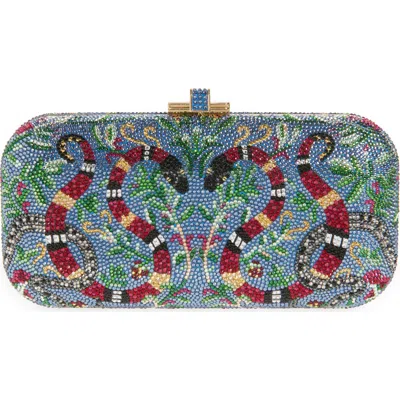 JUDITH LEIBER JUDITH LEIBER LUNAR NEW YEAR SLIM SLIDE CRYSTAL CLUTCH