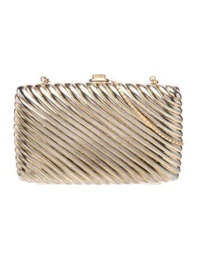 Pre-owned Judith Leiber Metal Evening Bag