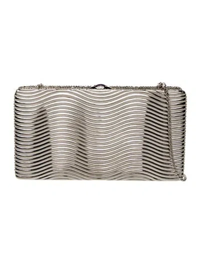 Pre-owned Judith Leiber Metal Minaudière