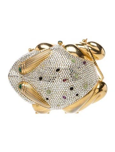 Pre-owned Judith Leiber Metal Minaudière