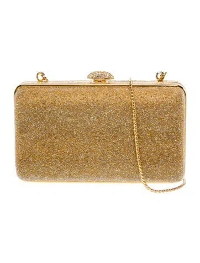 Pre-owned Judith Leiber Minaudière In Neutrals