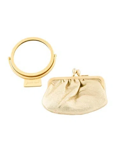 Pre-owned Judith Leiber Mini Bag And Mirror Bag Accessories. In Gold