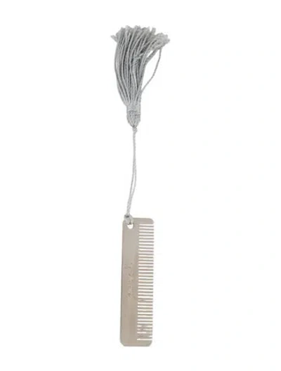 Pre-owned Judith Leiber Mini Comb In Silver