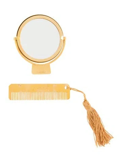 Pre-owned Judith Leiber Mirror Bag Accessory In Gold