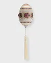 Judith Leiber Mosaic Crystal Egg Clutch Bag In Silver Rhine Multi