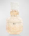 Judith Leiber Nail Polish Crystal Pillbox In Silver Prosecco