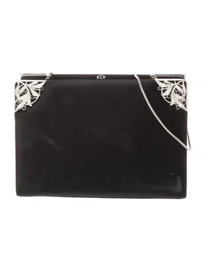Pre-owned Judith Leiber Nylon Evening Bag In Black