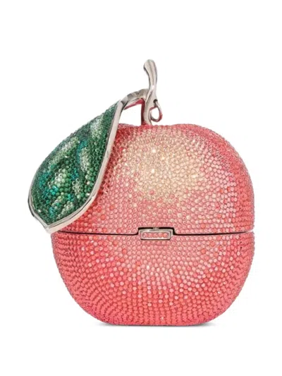 Judith Leiber Peach Peachy Keen Clutch Bag In Orange