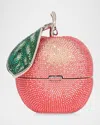 Judith Leiber Peachy Keen Crystal Clutch Bag In Spcmt