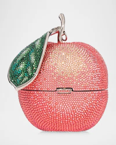 Judith Leiber Peachy Keen Crystal Clutch Bag In Spcmt